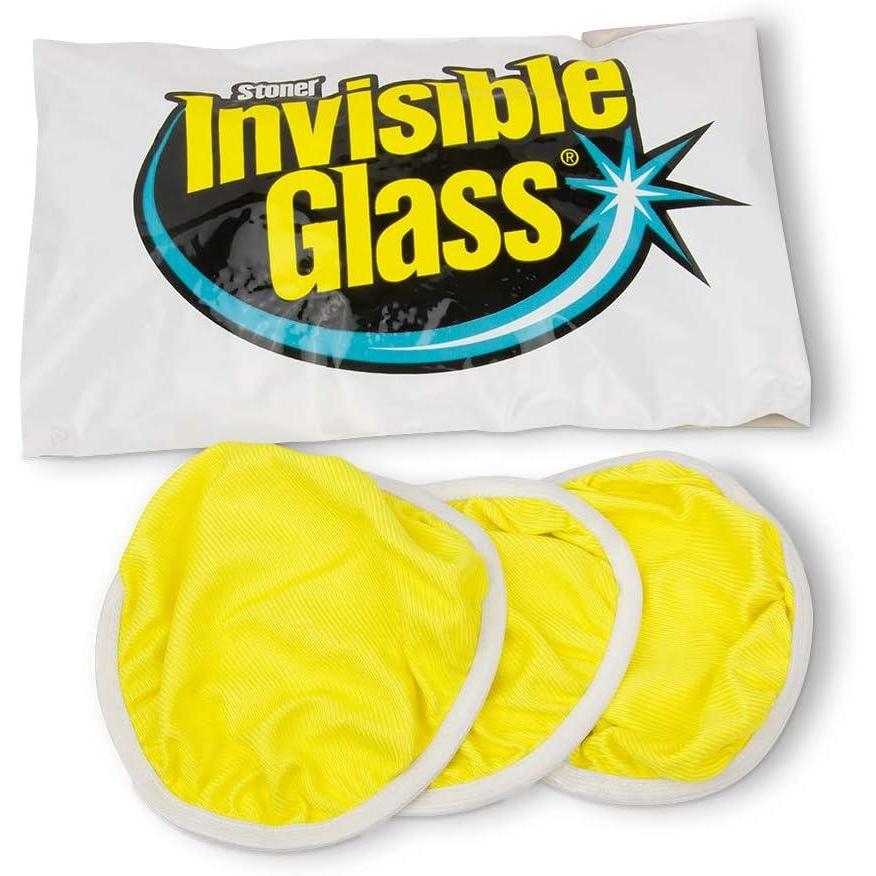 imageInvisible Glass 95183 Original Reach and Clean Tool Replacement Elastic Microfiber Bonnets Pack of 3Pack of 3