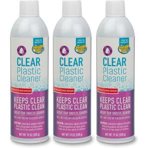 Invisible Glass 91014-4PK Clear Plastic Cleaner – Cleans and Protects Plastic on Electronics, Appliances, Eyewear, Cars, Trucks, RVs, Boats & More, Helps Prevent Fog and Static – 19 oz (Pack of 4)(19 Fl Oz (Pack of 3))