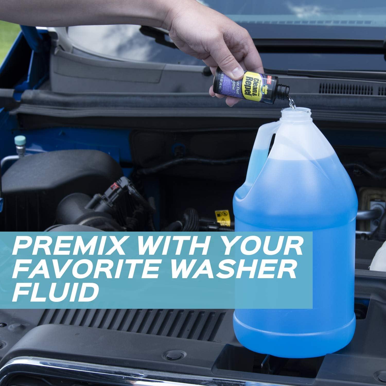 imageInvisible Glass 914004PK Clean and Repel Windshield Washer Fluid Additive Concentrate Convenient Single Use to Repel Rain Sleet and Snow from Auto Glass and Improve Driving Visibility