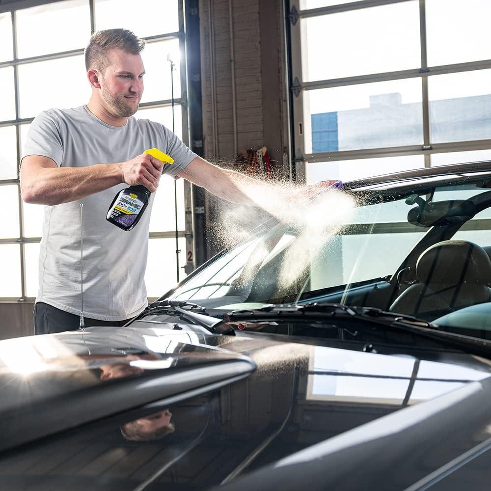 imageInvisible Glass 921836PK Hybrid Ceramic Rain Repellent and Glass Cleaner Cleans and Protects Car Windows and Windshields with LongLasting WaterRepellent Si02 Technology 16 Fl Oz Pack of 616 Fl Oz Pack of 2