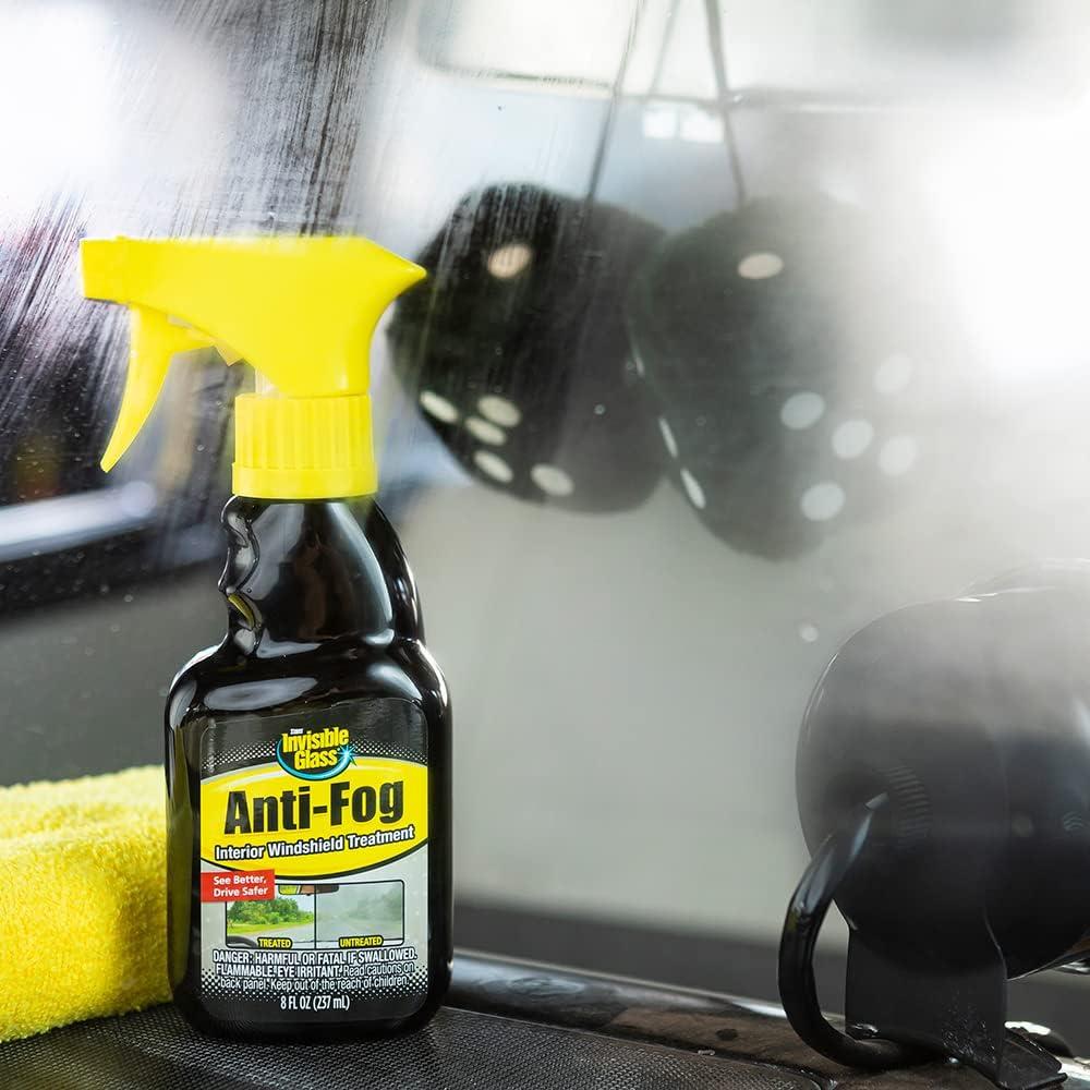 imageInvisible Glass 92472 AntiFog Interior Windshield Treatment Car Glass Defogger Cleaning Spray Prevents Windshield Fogging To Improve Driving Visibility No Streaks or Haze 8 Fl Oz Pack of 11 Count Pack of 1