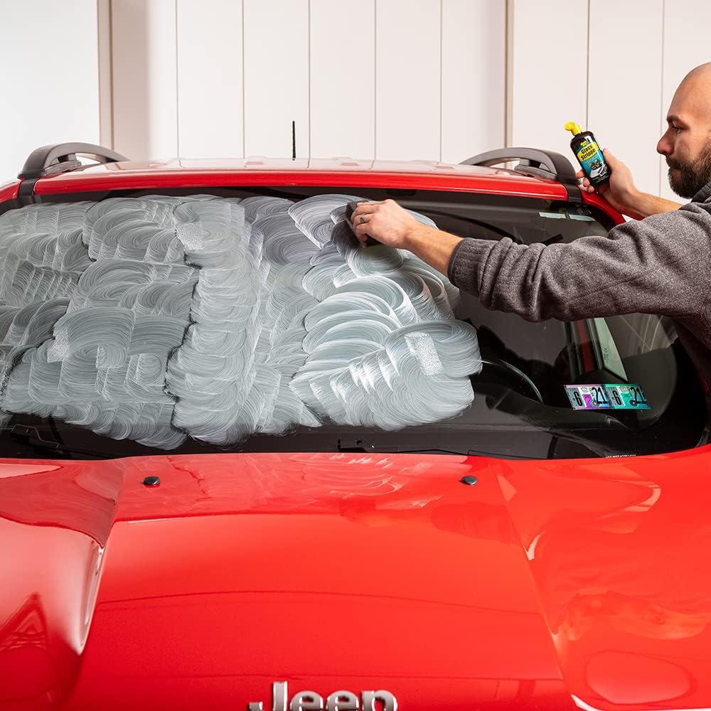 imageInvisible Glass 99017 Pro Glass Care Kit  Clean with Premium Glass Cleaner Strip Water Spots with Glass Stripper Protect with Ceramic Coating  Includes 2 Microfiber Cloths27 Fl Oz Pack of 1