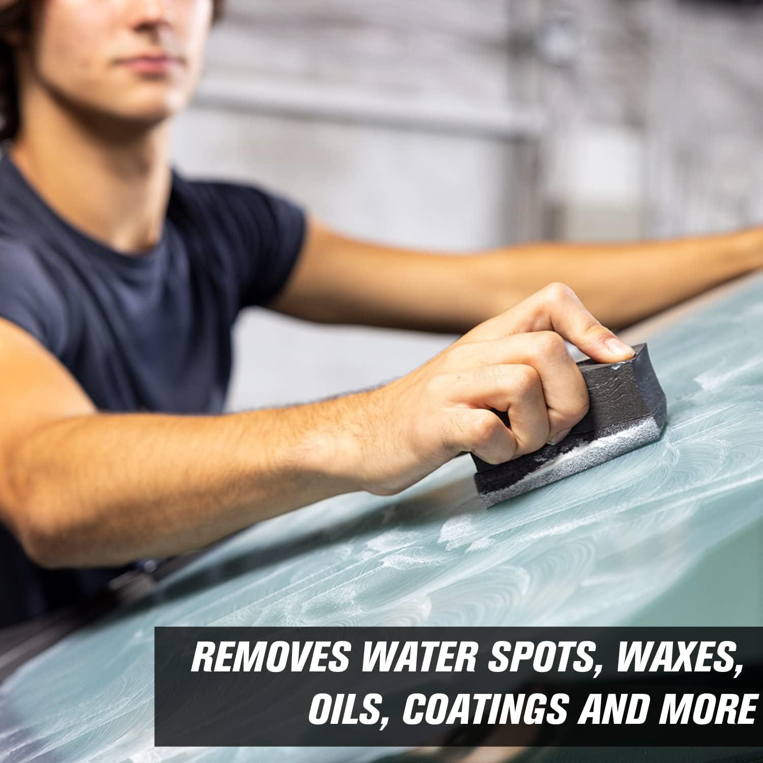 imageInvisible Glass 99017 Pro Glass Care Kit  Clean with Premium Glass Cleaner Strip Water Spots with Glass Stripper Protect with Ceramic Coating  Includes 2 Microfiber ClothsPack of 1