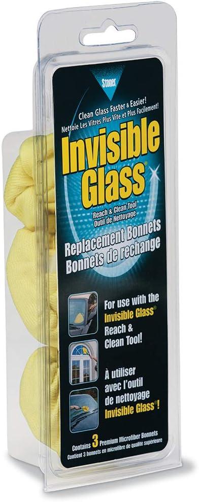 imageInvisible Glass 99018 22Ounce Cleaner and Window Spray with Extendable Reach and Clean Tool and LintFree Microfiber Bonnets Provide a StreakFree Shine and Easily Clean Hard to Reach Places