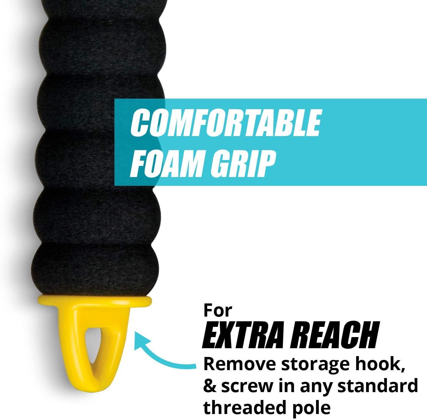 imageInvisible Glass 99018 22Ounce Cleaner and Window Spray with Extendable Reach and Clean Tool and LintFree Microfiber Bonnets Provide a StreakFree Shine and Easily Clean Hard to Reach Places