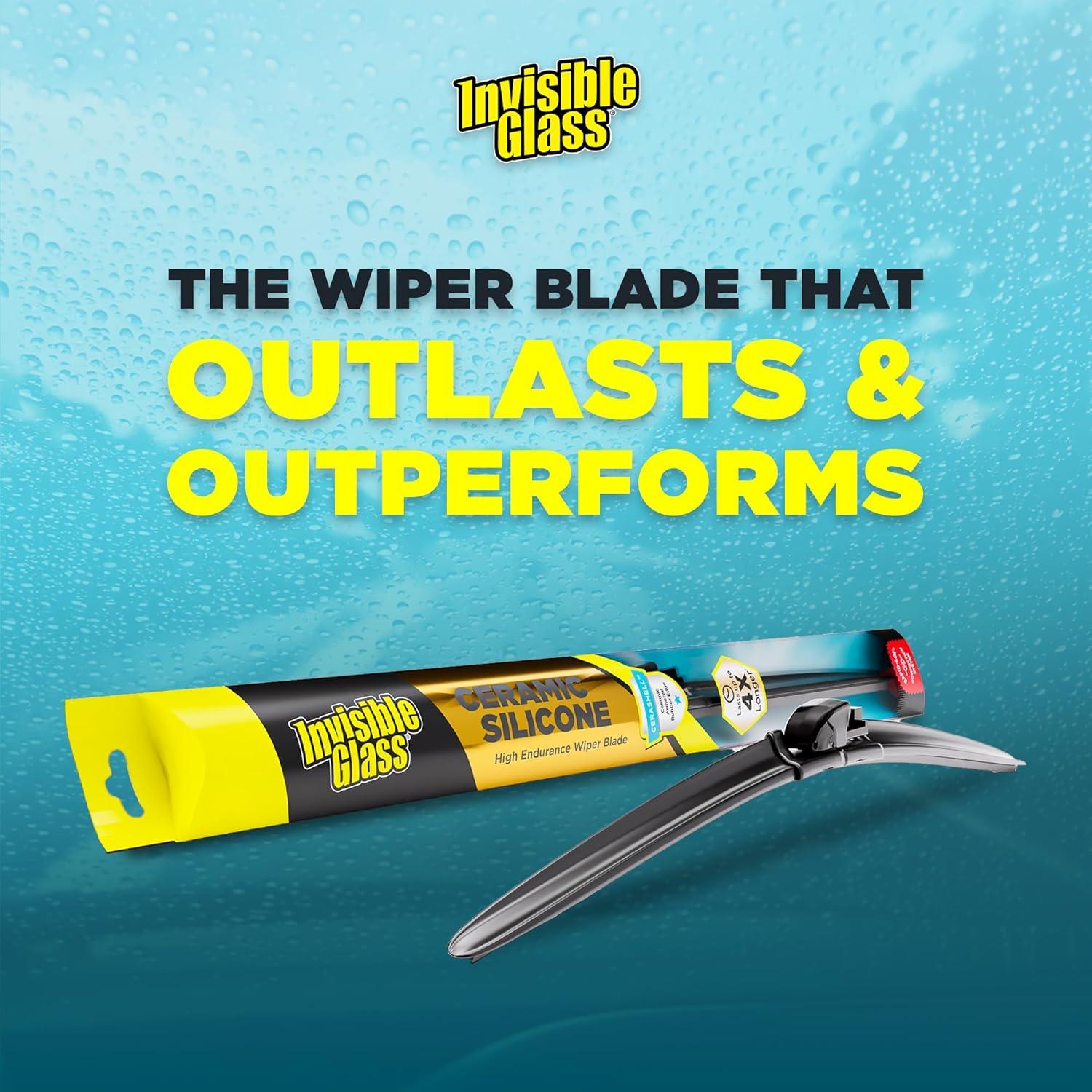 imageInvisible Glass CSB20 Ceramic Silicone 20quot Premium AllSeason Windshield Wiper Blade  Automotive Replacement Beam Blade with HydroGuard Water Repellent Coating for Quiet StreakFree Performance18
