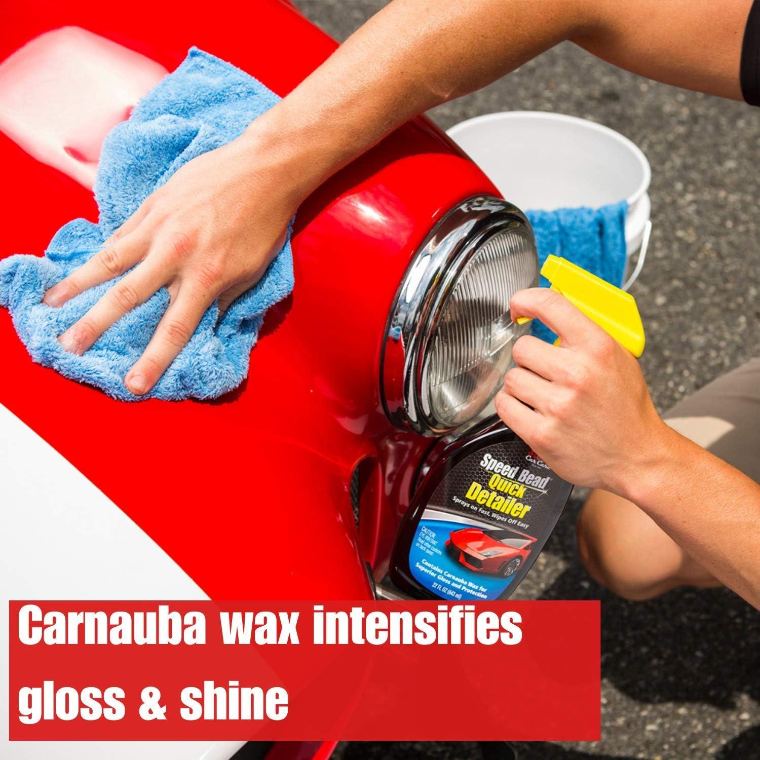 imageStoner Car Care 99004 Car Show TouchUp 6Piece Kit for Automotive Detailing with Speed Bead Quick Detailer for Shine and Gloss Grime Eraser Invisible Glass Premium Glass Cleaner Three Microfibers22 Fl Oz Pack of 1