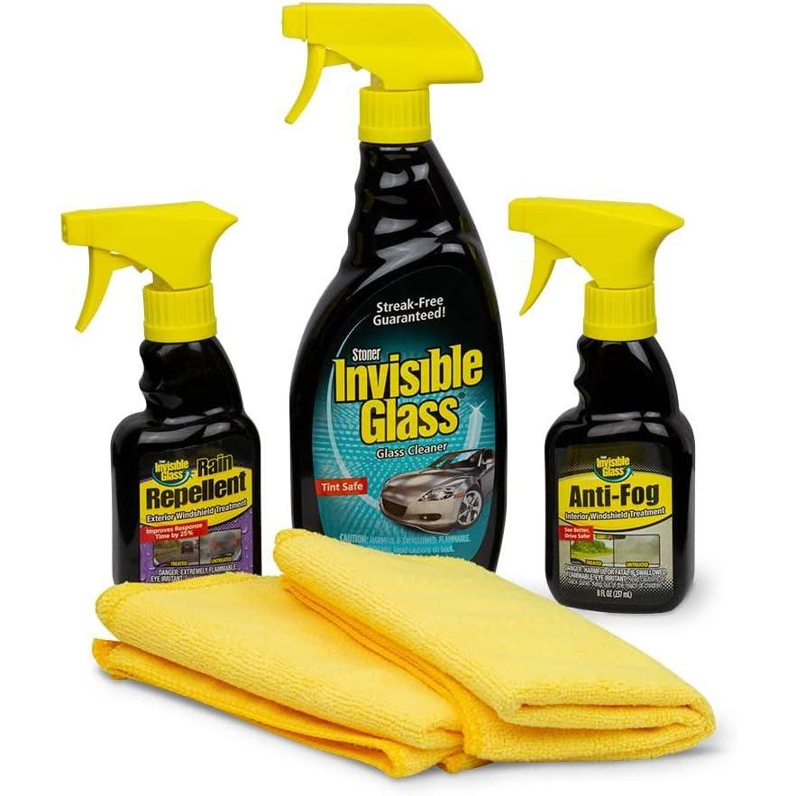 imageInvisible Glass 92472 AntiFog Interior Windshield Treatment Car Glass Defogger Cleaning Spray Prevents Windshield Fogging To Improve Driving Visibility No Streaks or Haze 8 Fl Oz Pack of 11 Count Pack of 1