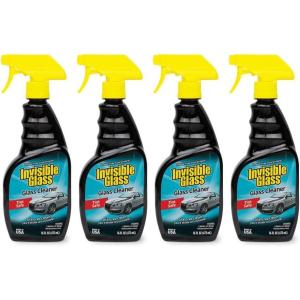 Invisible Glass 92163 Premium Glass and Window Cleaner for Auto and Home Cleans Glass, Windows, Windshields, and More, Streak-Free, Ammonia-Free, Tint-Safe, 16 fl oz(16 Fl Oz (Pack of 4))