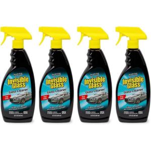 Invisible Glass 92164-4PK Premium Glass and Window Cleaner for Auto and Home Cleans Glass, Windows, Windshields, and More, Streak-Free, Ammonia-Free, Tint-Safe, 22 fl oz (Pack of 4)