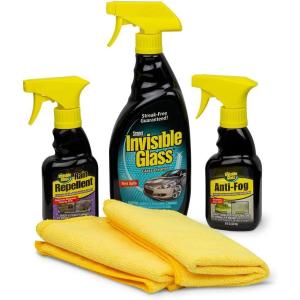 Invisible Glass 92472 Anti-Fog Interior Windshield Treatment Car Glass Defogger Cleaning Spray Prevents Windshield Fogging To Improve Driving Visibility, No Streaks or Haze, 8 Fl Oz, Pack of 1(1 Count (Pack of 1))