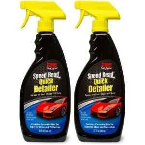 Stoner Car Care 99004 Car Show Touch-Up 6-Piece Kit for Automotive Detailing with Speed Bead Quick Detailer for Shine and Gloss, Grime Eraser, Invisible Glass Premium Glass Cleaner, Three Microfibers(22 Fl Oz (Pack of 2))