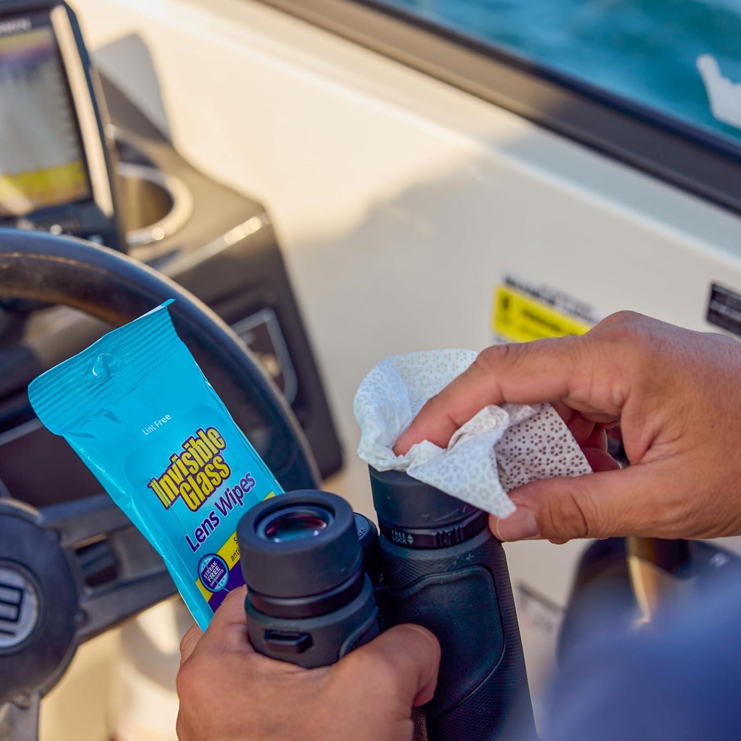 imageInvisible Glass 90060 Lens Cleaning Wipes StreakFree LintFree Wipes for Glasses Camera Lenses Binoculars ampamp Smartphone Cameras Safe on Reflective Coatings 16 Count