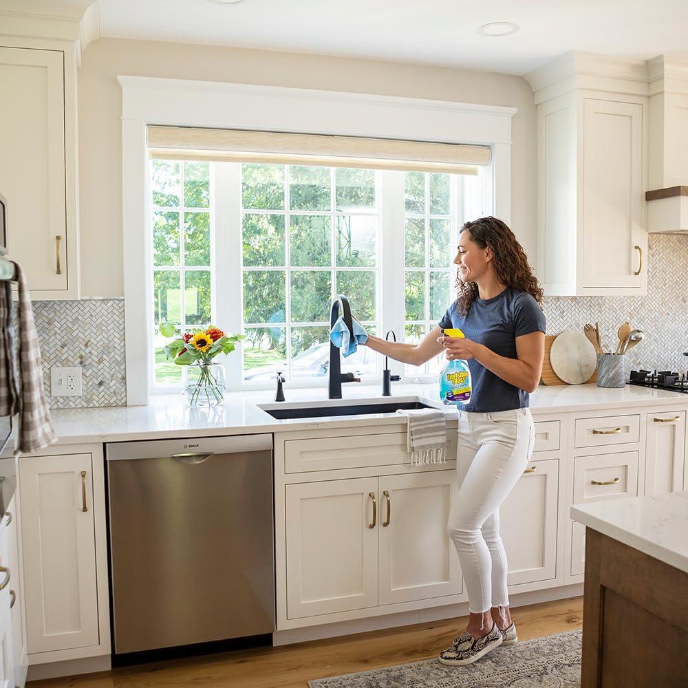 imageInvisible Glass 92160 Premium Glass and Window Cleaner for Auto and Home Cleans Glass Windows Glass Cooktops Patio Doors and More StreakFree AmmoniaFree TintSafe 22 Fl Oz Pack of 122 Fl Oz Pack of 3