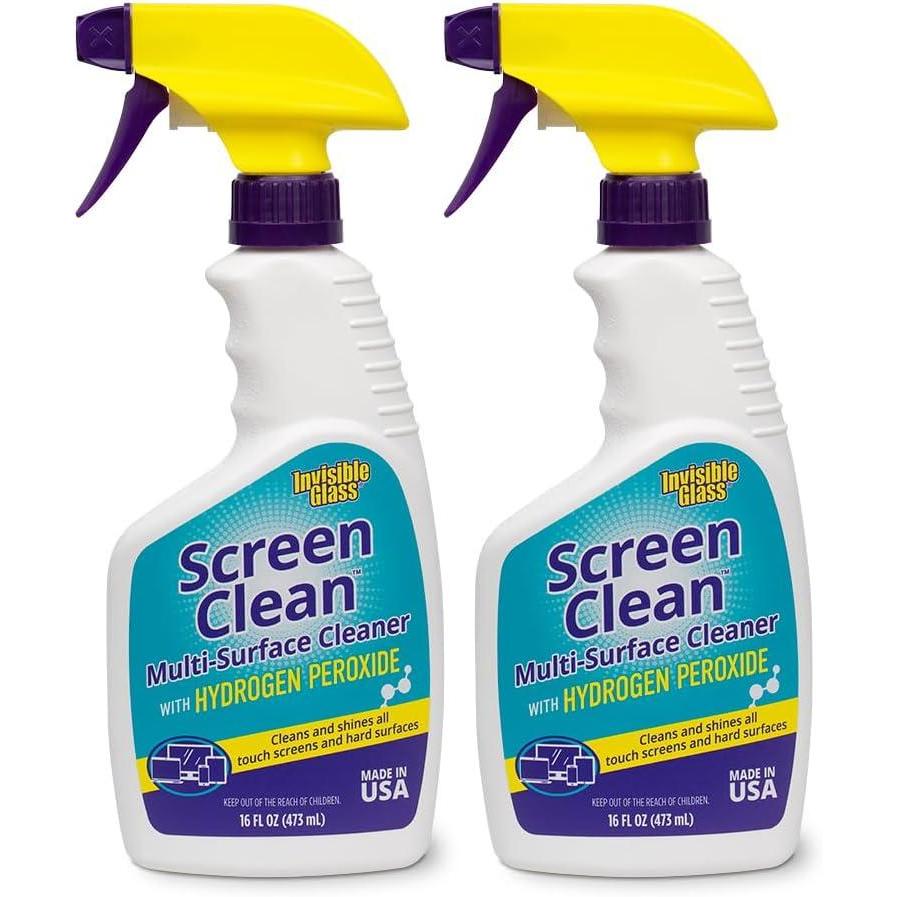 imageInvisible Glass 92013 16Ounce Screen Clean MultiSurface Cleaner Perfect for Touch Screens Smart Phones Tablets Laptops Glass and Electronics Pack of 116 Fl Oz Pack of 2