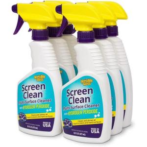 Invisible Glass 92013 16-Ounce Screen Clean Multi-Surface Cleaner Perfect for Touch Screens, Smart Phones, Tablets, Laptops, Glass, and Electronics, Pack of 1(16 Fl Oz (Pack of 6))