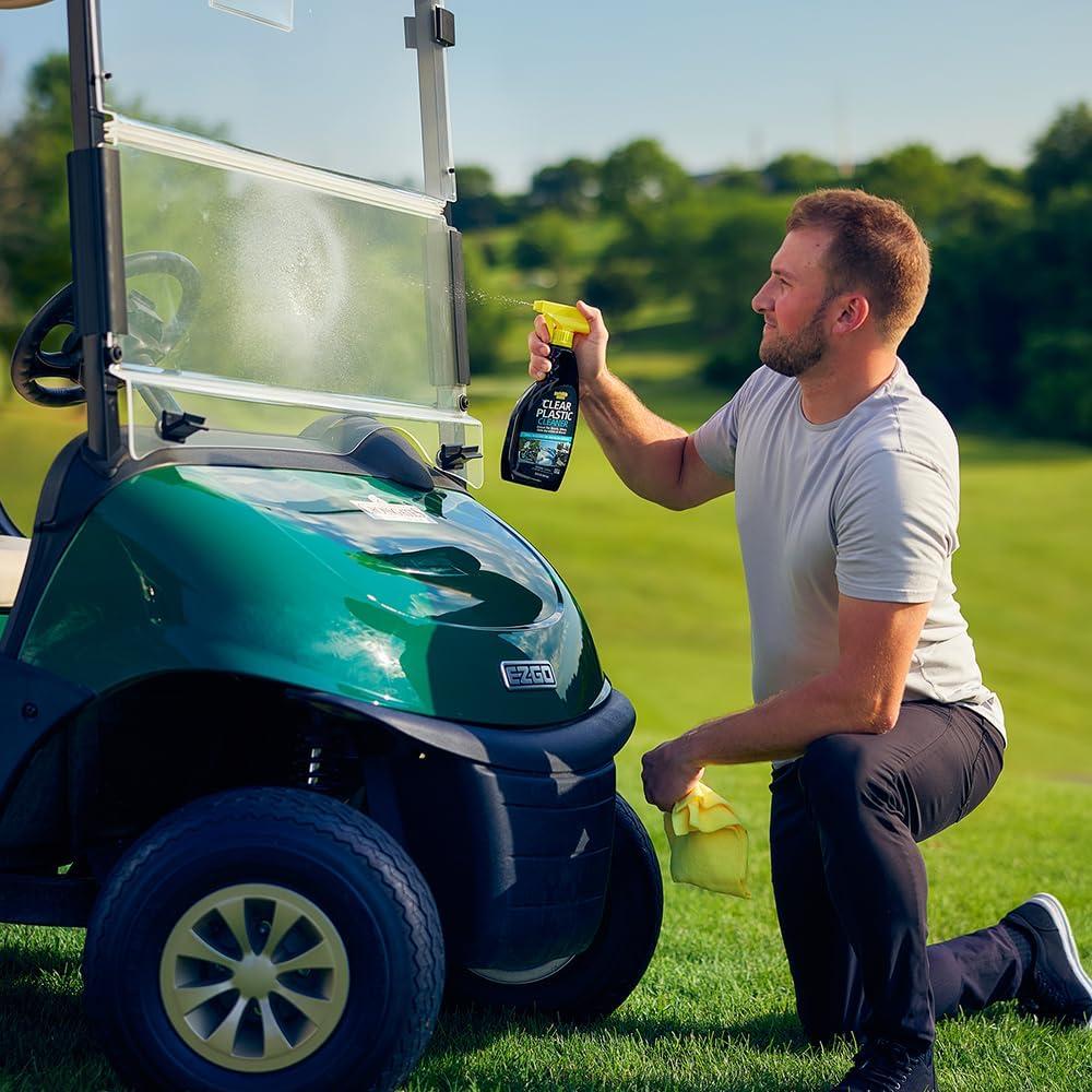 imageInvisible Glass 92084 Clear Plastic Cleaner for Cars Motorcycles RVs Boats Helmet Visors Golf Carts Acrylic and Vinyl Windows StreakFree HazeFree Removes Static 22 Fl Oz Pack of 122 Fl Oz Pack of 6