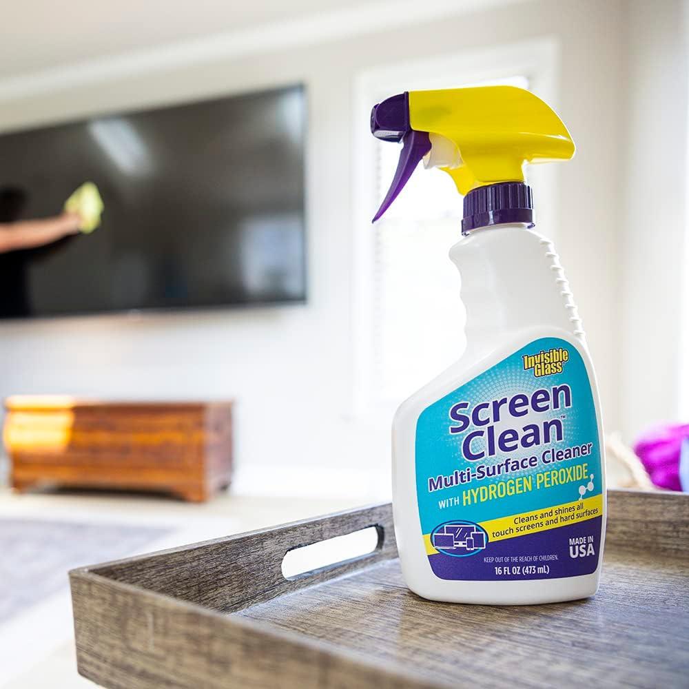 image:imageInvisible Glass 99603 6Piece Home Cleaning Kit Including Home Reach amp Clean Tool Premium Glass Window Cleaner 40 Glass Cleaning Wipes MultiSurface Screen Cleaner and Microfiber Towel