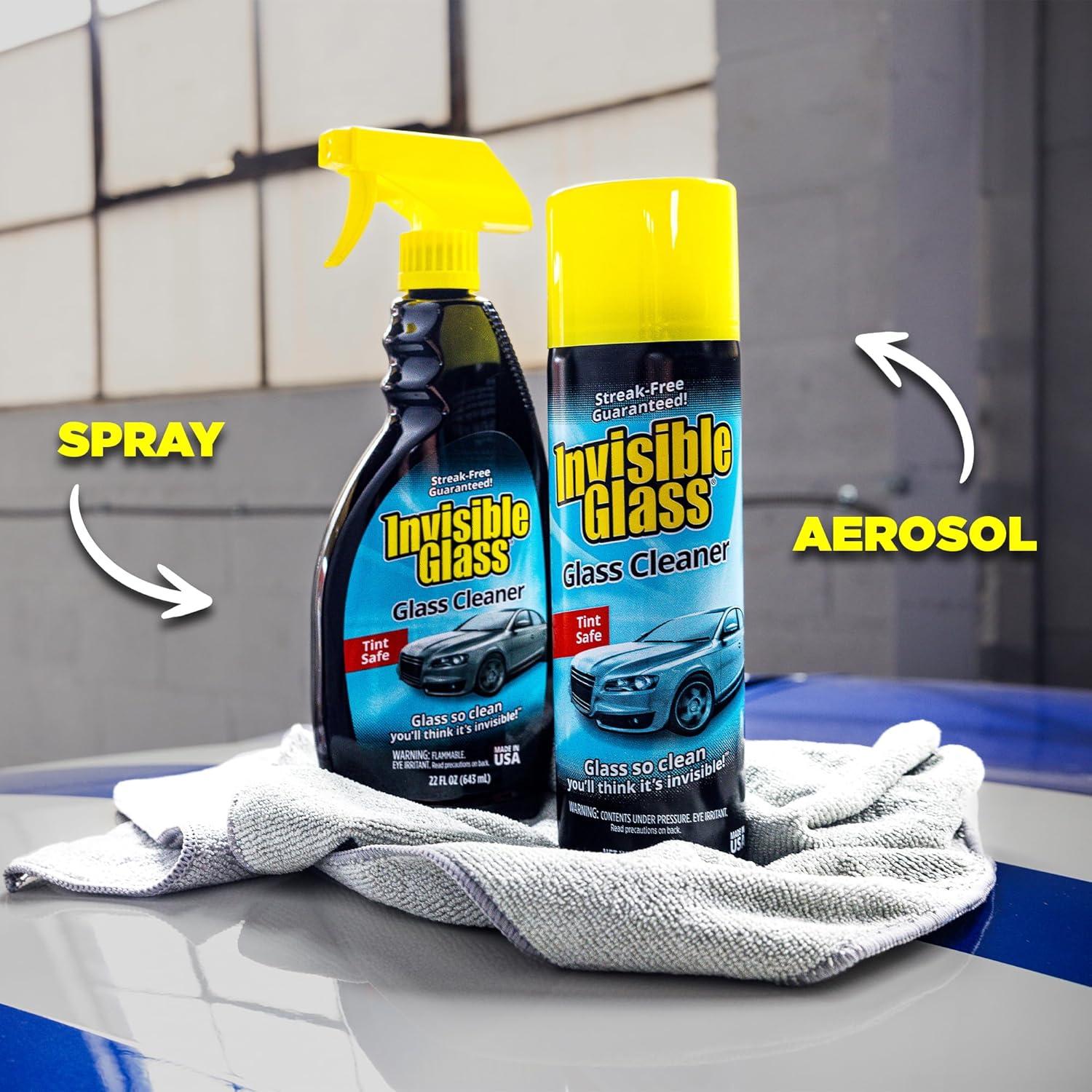 image:imageInvisible Glass 91167 Premium Glass Cleaner for Car Windshields and Windows Automotive and Home Window Cleaner StreakFree AmmoniaFree TintSafe 5 Gallons6 Count Pack of 1
