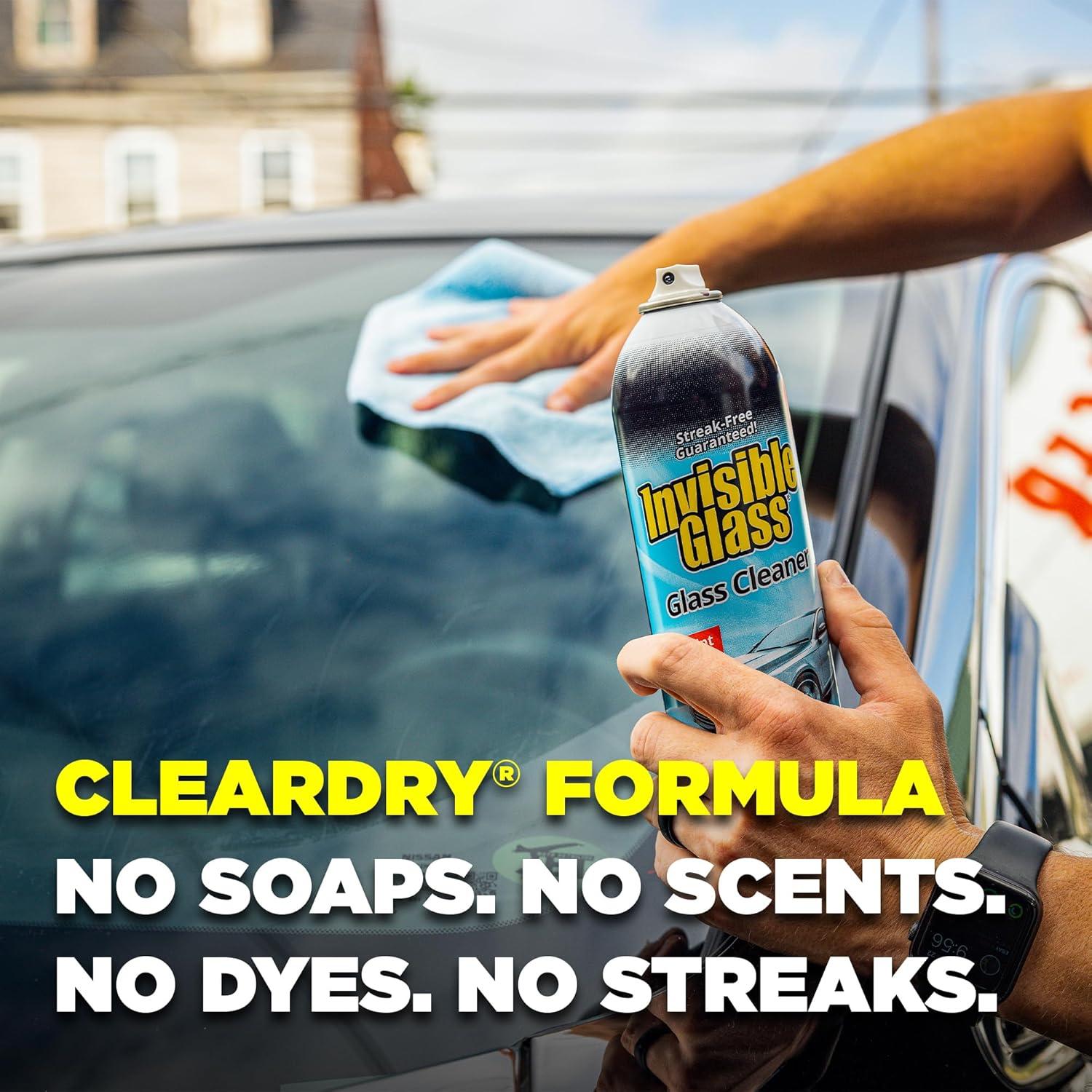 image:imageInvisible Glass 91167 Premium Glass Cleaner for Car Windshields and Windows Automotive and Home Window Cleaner StreakFree AmmoniaFree TintSafe 5 Gallons6 Count Pack of 1
